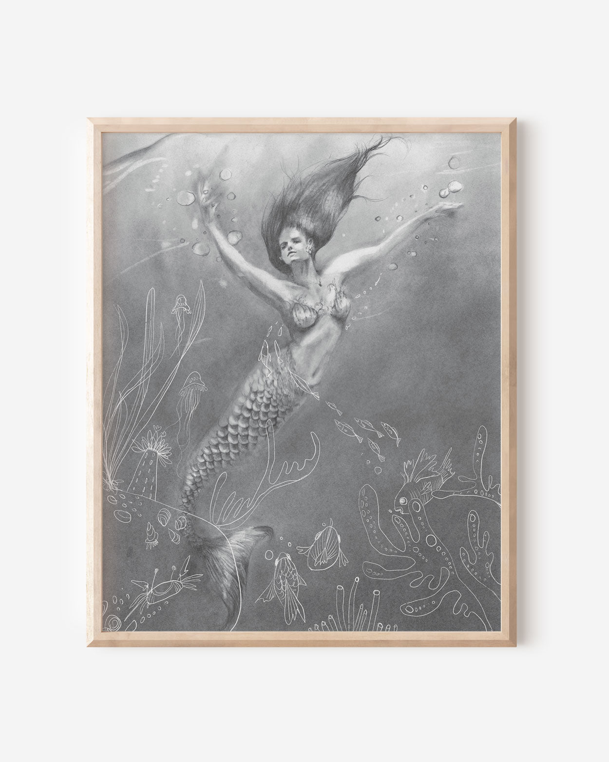 Charcoal Mermaid