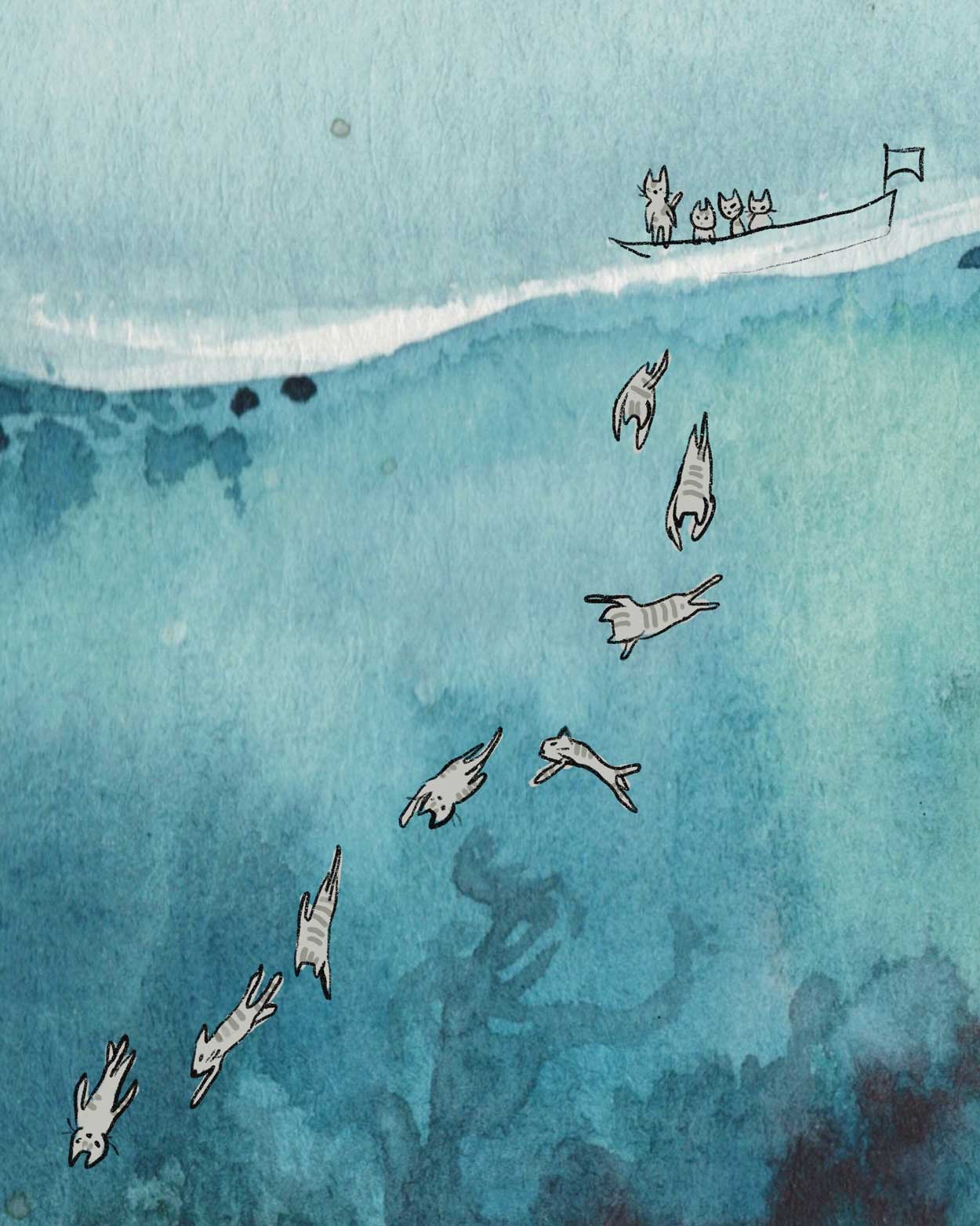 Freediving Cats