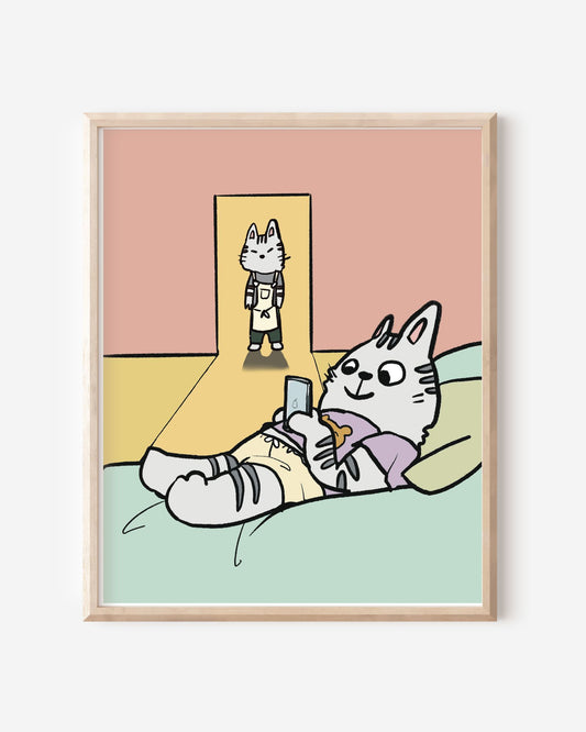 Cell Phone Cat