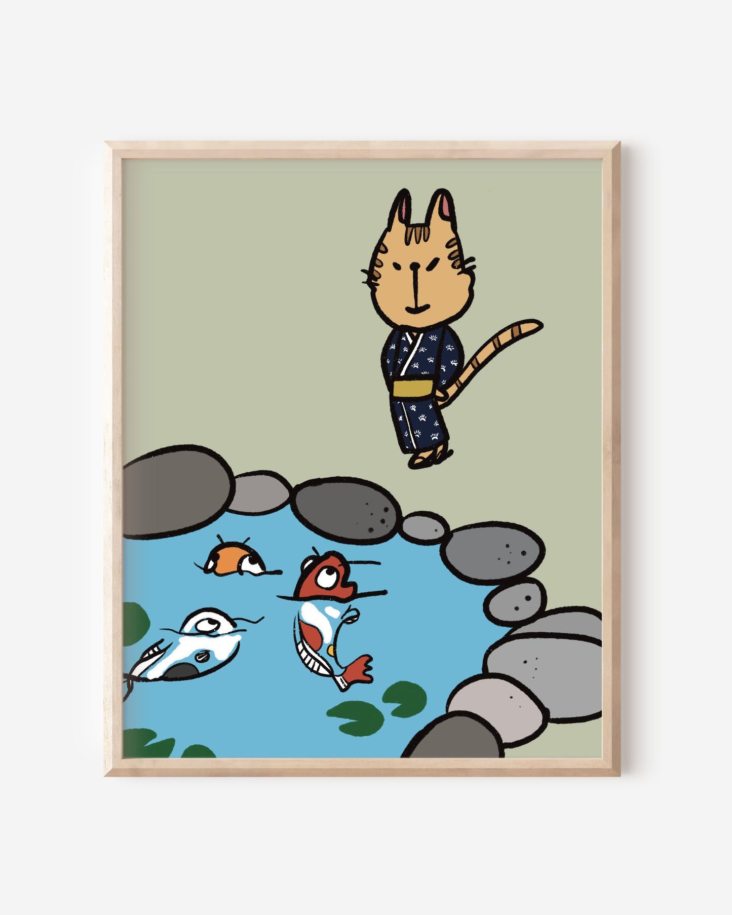 Koi Pond Cat