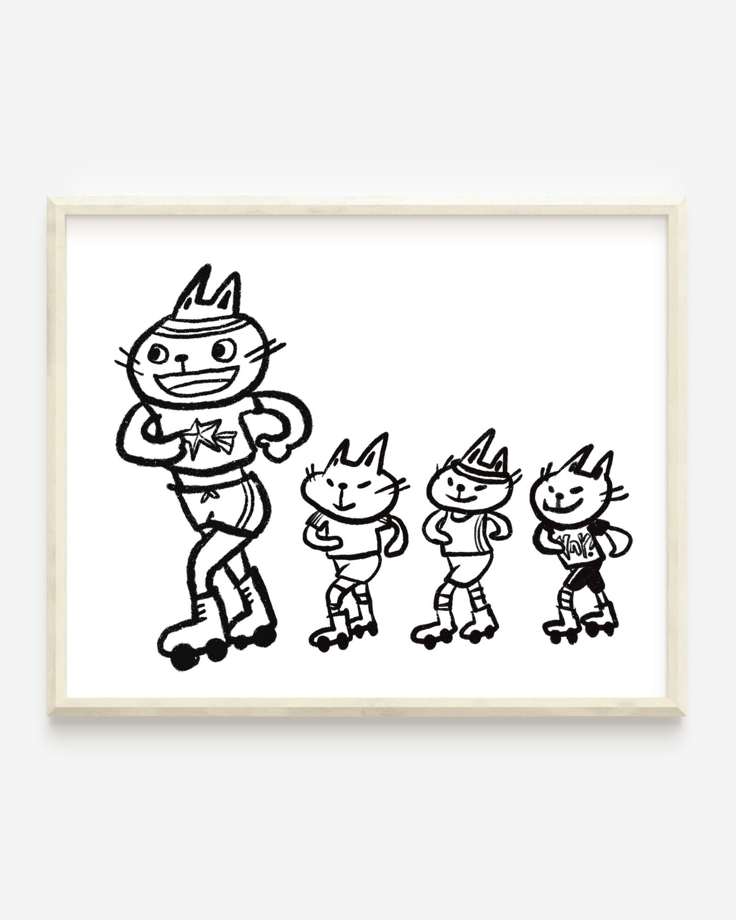 Roller Skating Cats