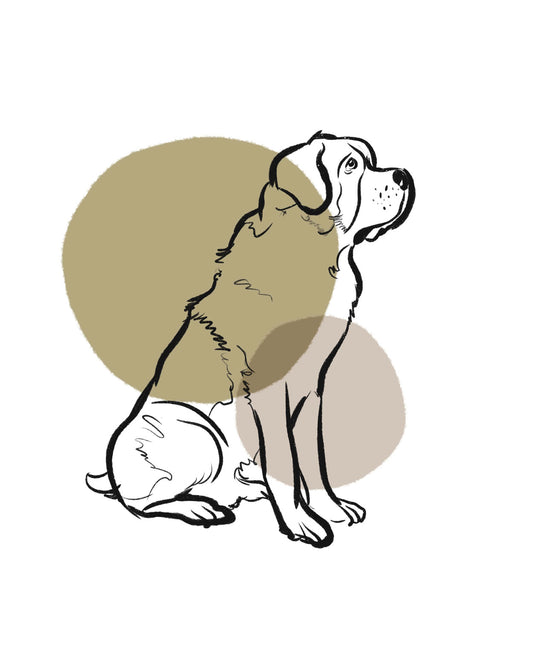 dog drawing simple